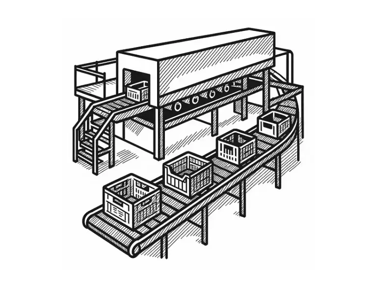 Rau Automatisierung - Kastenwaschanlage