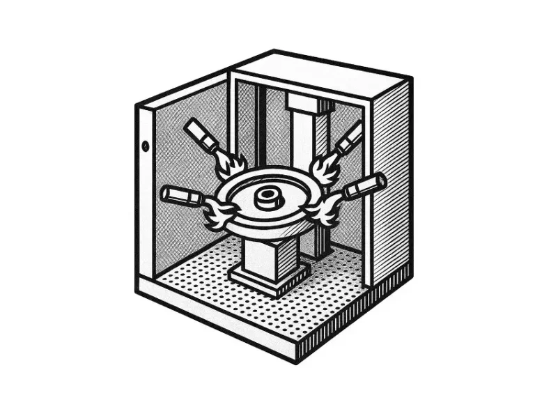 Rau Automatisierung - Flammenumlaufhärter