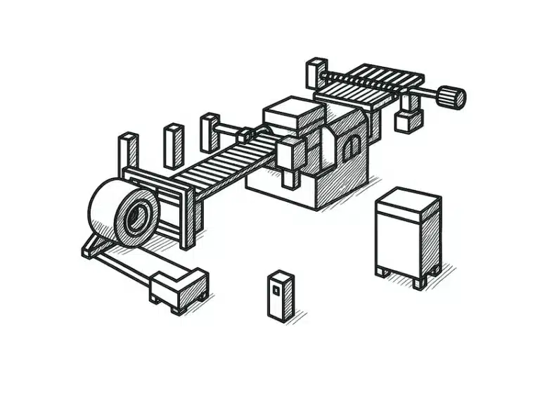 Rau Automatisierung - HEGO Längsteilanlage