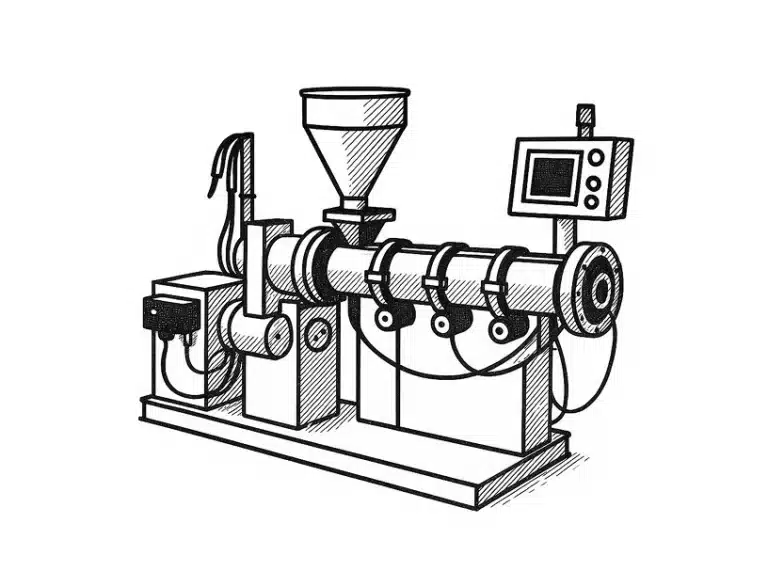 Rau Automatisierung - japanische Extruderanlage